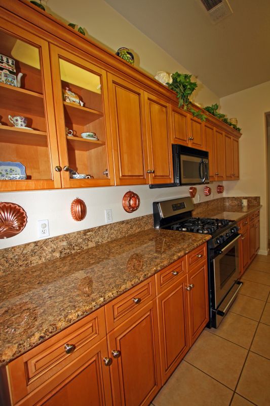 Cherry Cabinet Refacing in Austin, TX